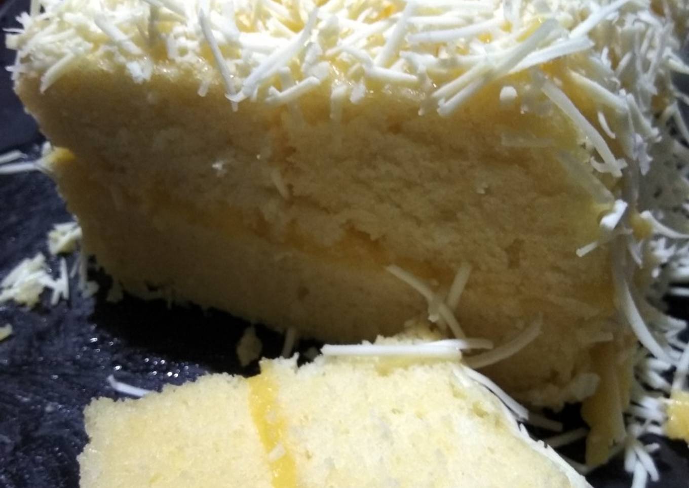 Bolu Susu Keju Kukus Simpel dan enak