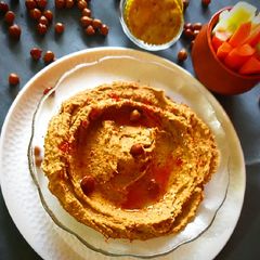 Kale chane ki hummus A picture of Kale chane ki hummus.