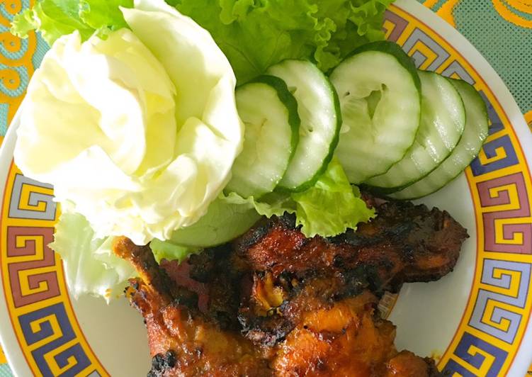 Resep Ayam Bakar Madu Pedas Manis Anti Gagal