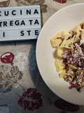 125👩🏻‍🍳Tagliatelle fresche all'uovo con ricotta, bresaola e noci