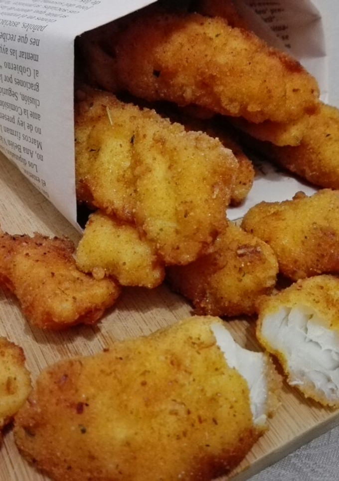 Una foto de Fingers de pescado caseros