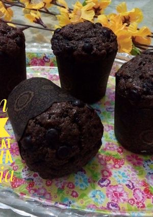 Foto resep Muffin coklat yang nyoklat bingittt..