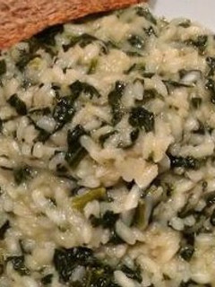 Una foto de Risotto Ligero de Arroz y Espinaca