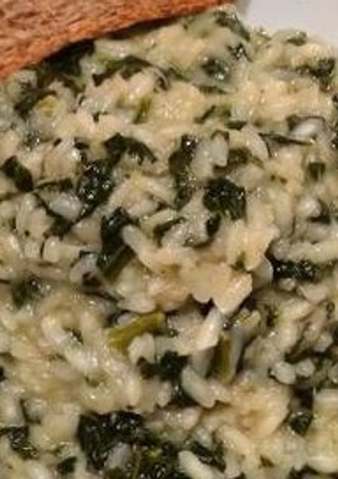 Una foto de Risotto Ligero de Arroz y Espinaca
