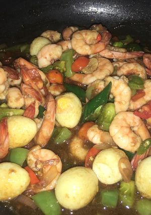 Foto resep Udang telur puyuh rainbow