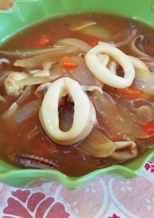Foto resep Cumi asam pedas