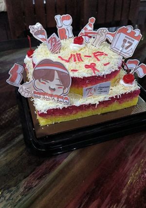 Foto resep Bolu singkong kukus HUT RI (1,5 kg singkong)