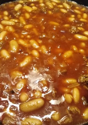 A picture of Chilli con and non carne.
