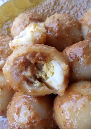 Foto resep Cilok isi telur dan bakso simpel