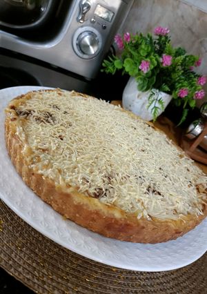 صورة لوصفة كيش بالدجاج