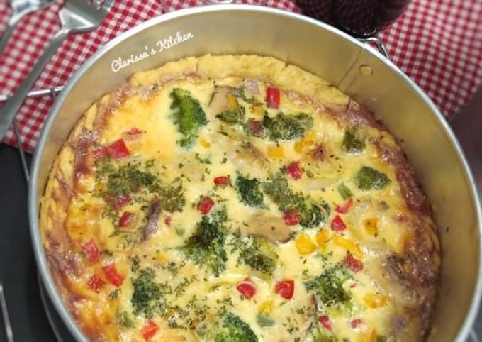 SMOKE BEEF & BROCCOLI QUICHE FUN