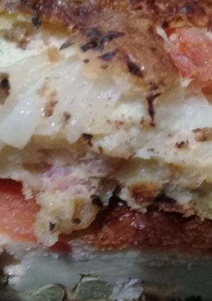 Foto de Torta salgada de liquidificador