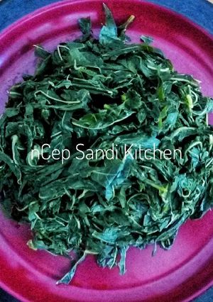 Foto resep Daun Singkong + Daun Pepaya Rebus