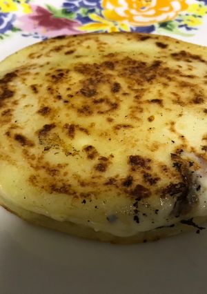 Una foto de Arepa doble queso