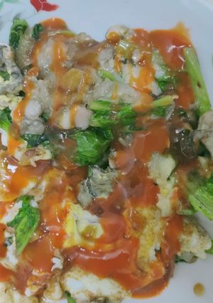 A picture of Oyster Omelet.