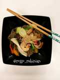 Haemul-Japchae -Spaghetti di patate dolci e frutti di mare (Hamgeyeong-do)