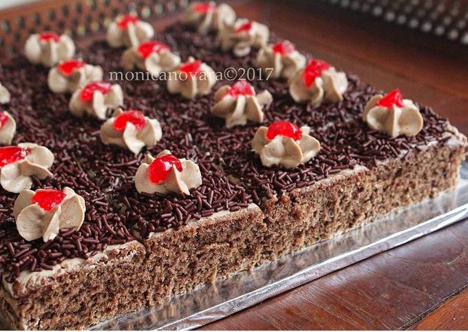 Resep Cake Jadul Moka Meses (no SP) oleh Monica Novara H. - Cookpad