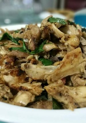 รูปของ ไก่ย่างผัดกะเพรา