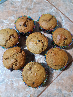 Una foto de Muffins 100 💯Integrales.😜Riquísimos #sanos #riquísimo #fácil