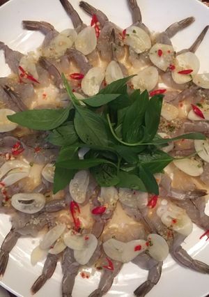 Hình của món Gỏi tôm Thái.