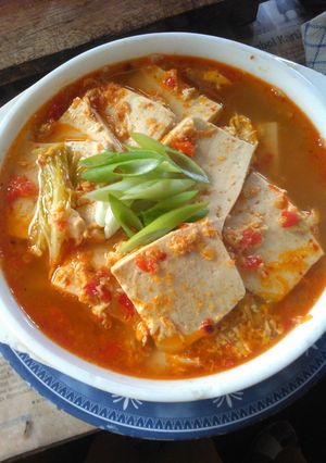 Foto resep Sup Tahu Pedas Korea versi mama Rain
