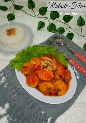 Foto resep Rolade Telur Asam Manis