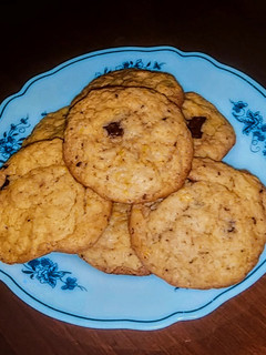Una foto de Cookies de plátano con chips de chocolate negro Valor