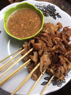 Foto resep Sate Jamur Saus Kacang Sangrai