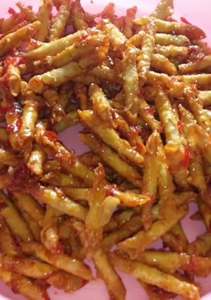 Foto resep Kacang sembunyi pedas manis