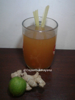 Foto resep 211. Wedang Jahe Serai Jeruk Nipis Anget Seger