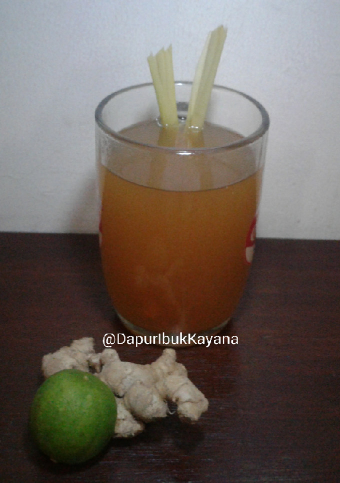 Foto resep 211. Wedang Jahe Serai Jeruk Nipis Anget Seger