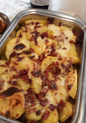 Foto de Batata gratinada com bacon
