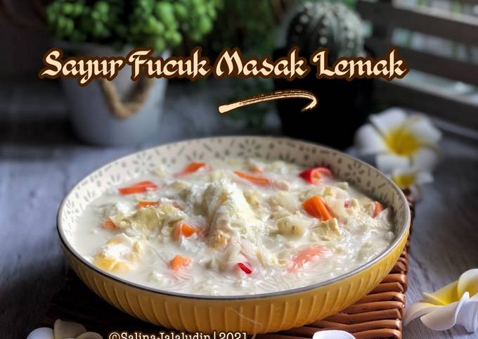 Resipi Sayur Fucuk Masak Lemak Oleh Salina Jalaludin Cookpad