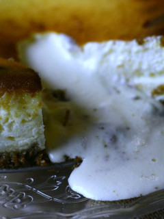Una foto de Tarta de queso coulant