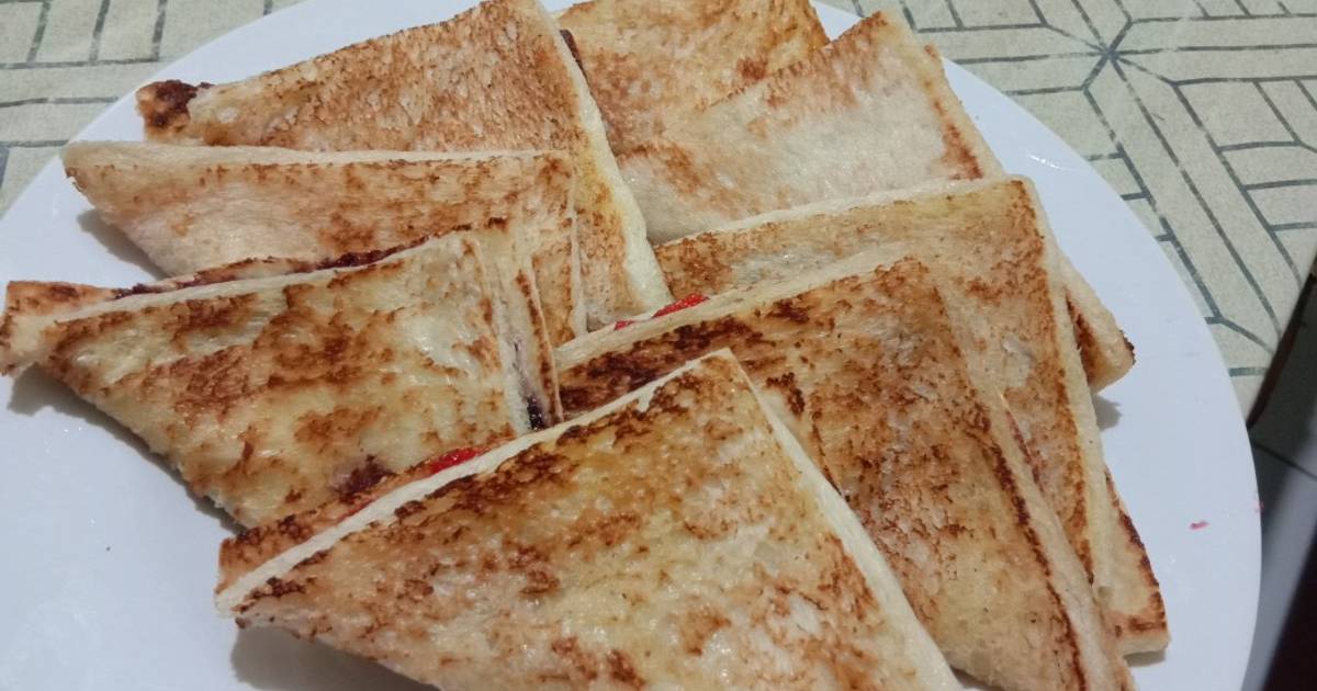 154 resep  roti  bakar segitiga teflon  enak dan sederhana 