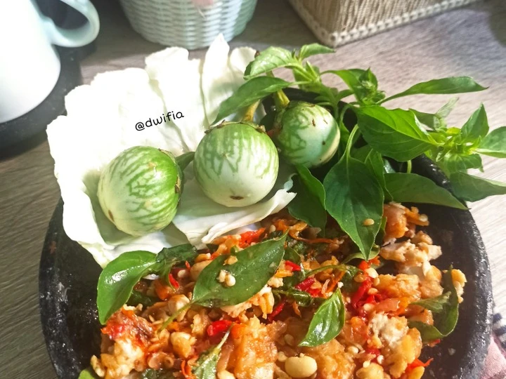 Cara Gampang Menyiapkan Resep Sambel tempe kemangi simple 🍃 yang Sempurna Anti Ribet, Lezat