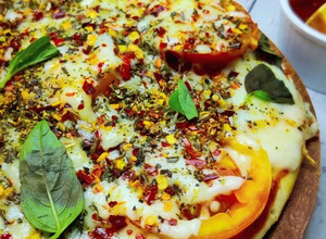 A picture of Margherita Pizza in Just 5 Min.