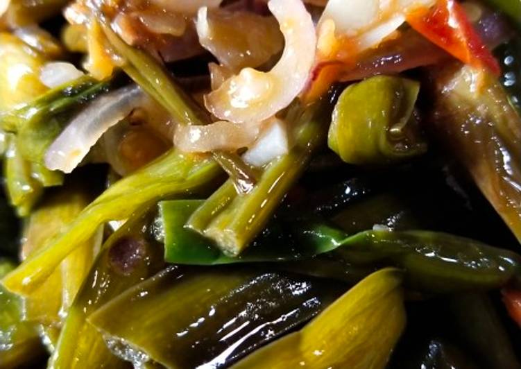 Cara Membuat Tumis genjer aselole...😆 yang Gurih