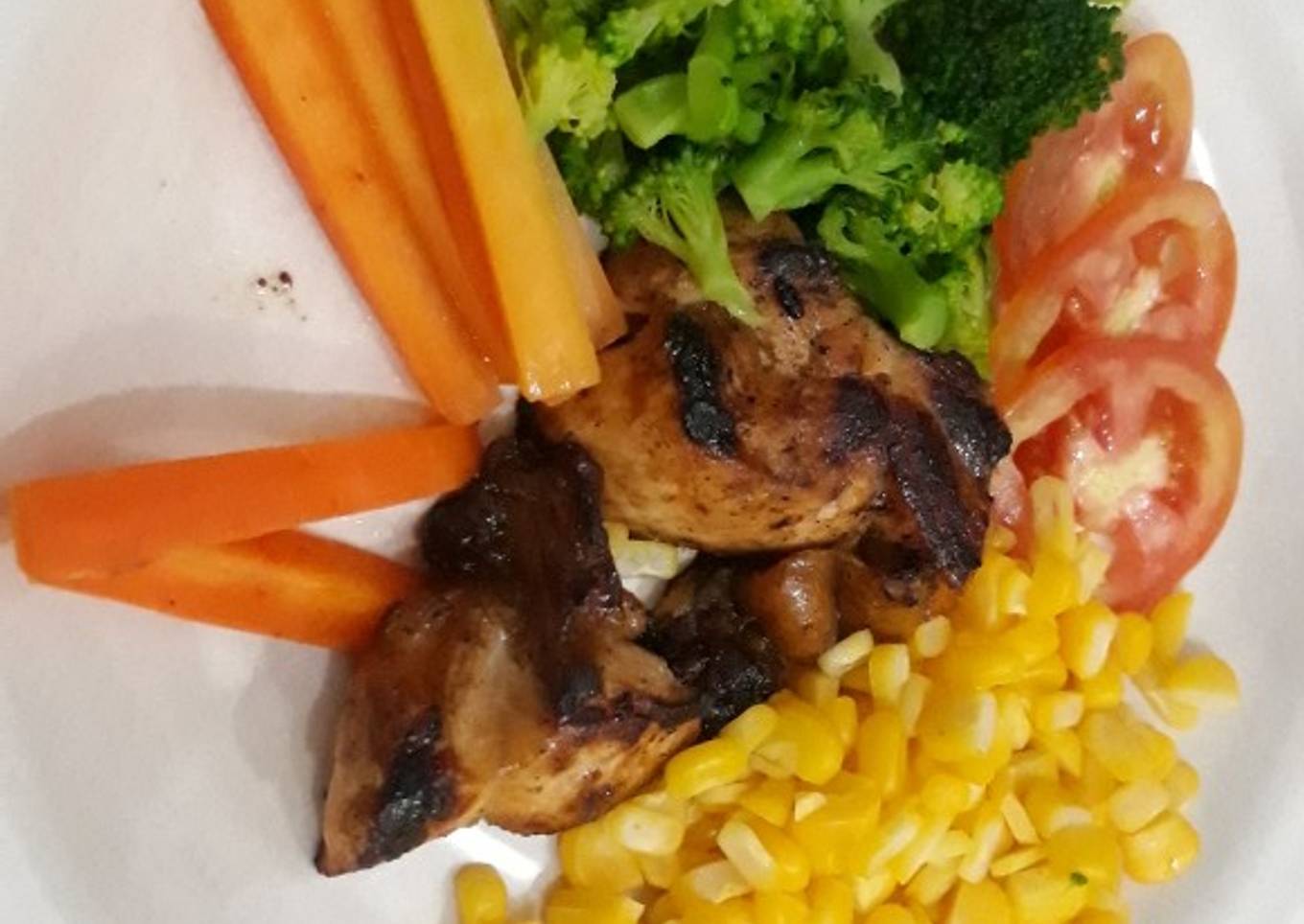 Ayam panggang teflon