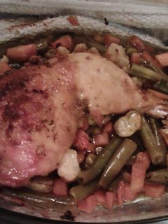 Una foto de Pollo al horno express