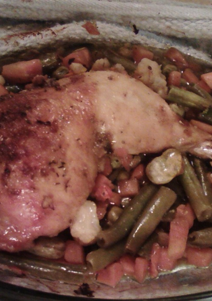 Una foto de Pollo al horno express