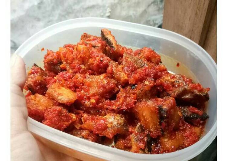Ikan Asin Sambal Balado