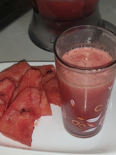 صورة لوصفة عصير الدلاع