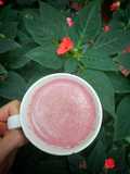 Jugo verde-rosa energético, saludable!