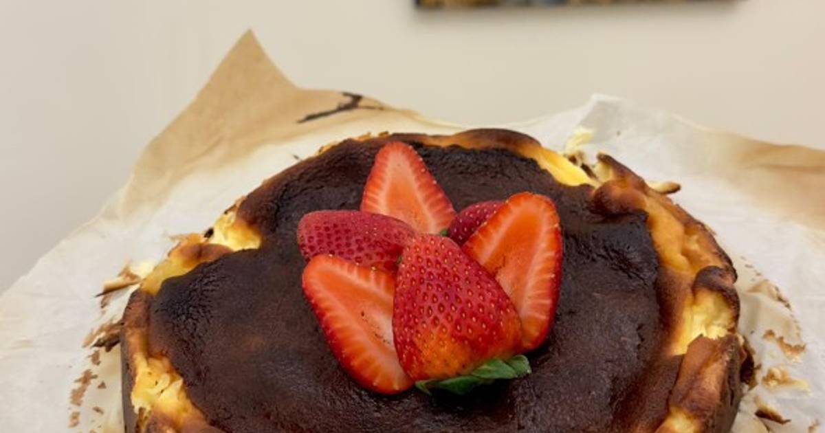 Resep Basque 'Burnt' Cheesecake Oleh Ririn - Cookpad