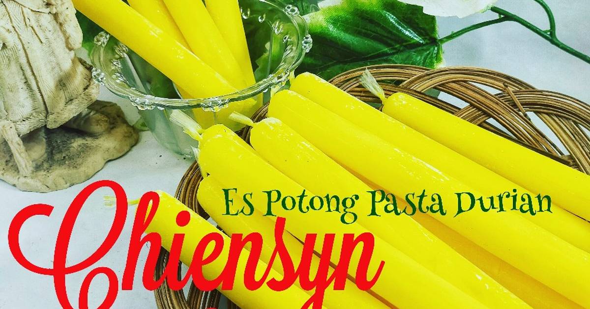 Resep Es Potong Pasta Durian oleh Chiensyn Kuliner Cookpad