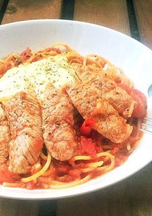 蕃茄起司義大利麵 Tomato cheese pasta 的食譜成品照片