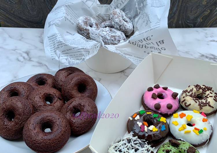 Resep Mini Brownies Donuts (versi simpel, plus pake donut maker) Anti Gagal