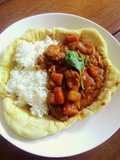 Chicken curry+naan