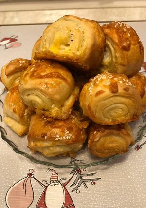 Sajtos csiga recept fotója